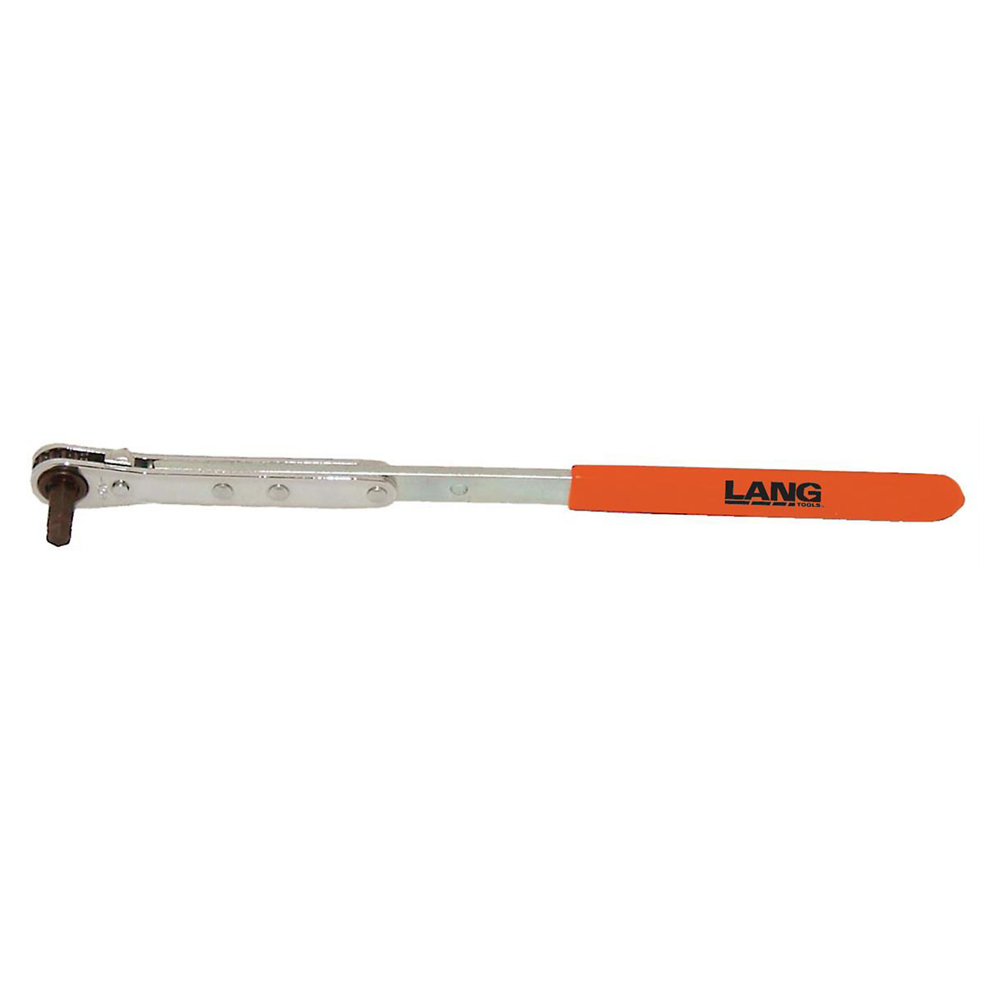 Lang Tools Intake Manifold Wrench — 1/4in. Ball-End Allen Bit, Reversible Ratcheting Box Wrench, Ergonomic Vinyl Grip, Model# KAS5530